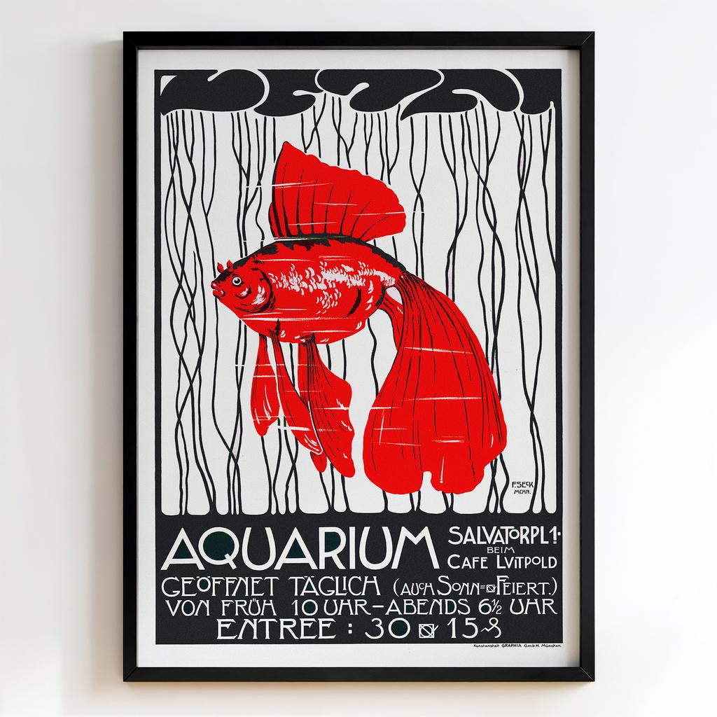 Ретро постер "Aquarium (1900)"