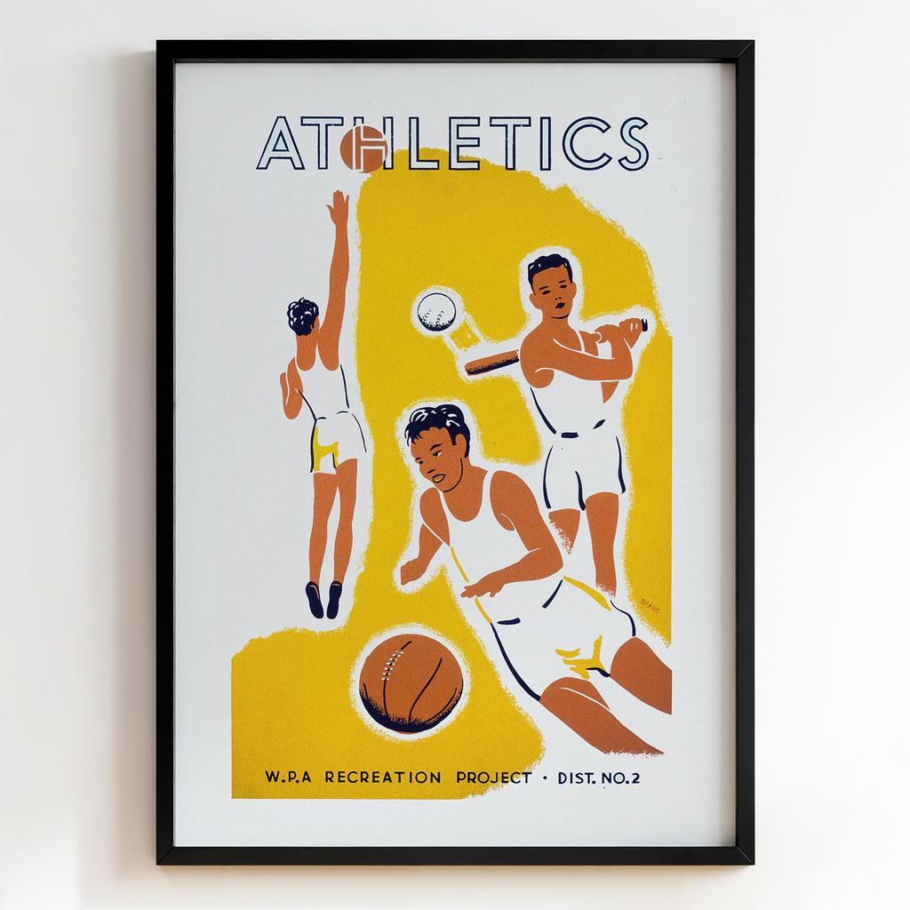 Ретро постер "Athletics (1939)"