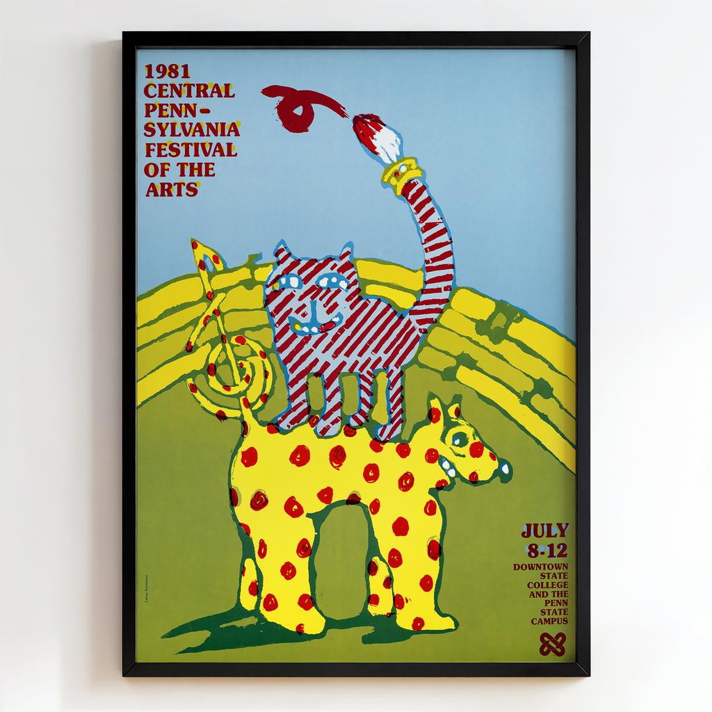Ретро постер "Central Pennsylvania Festival of the Arts (1981)"