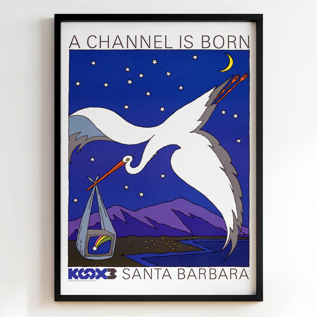 Ретро постер "A Channel Is Born (1980)"