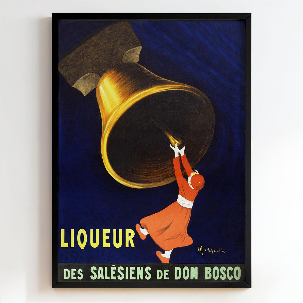 Ретро постер "Liqueur des Salésiens de Dom Bosco – Leonetto Cappiello (1907)"