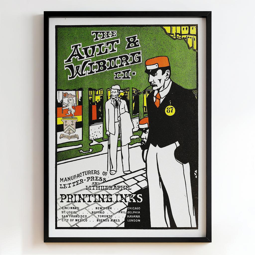 Ретро постер "The Ault & Wiborg Co. – Ault & Wiborg (1900)"