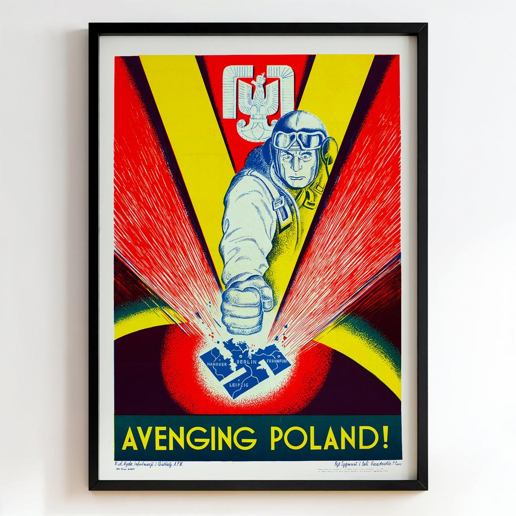 Ретро постер "Avenging Poland! (1943)"