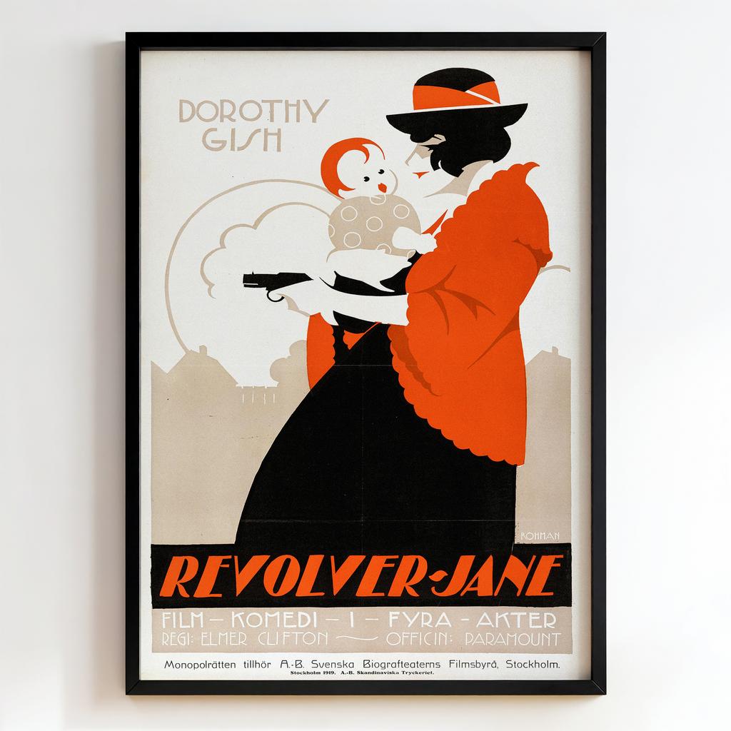 Ретро постер "Battling Jane (1919)"