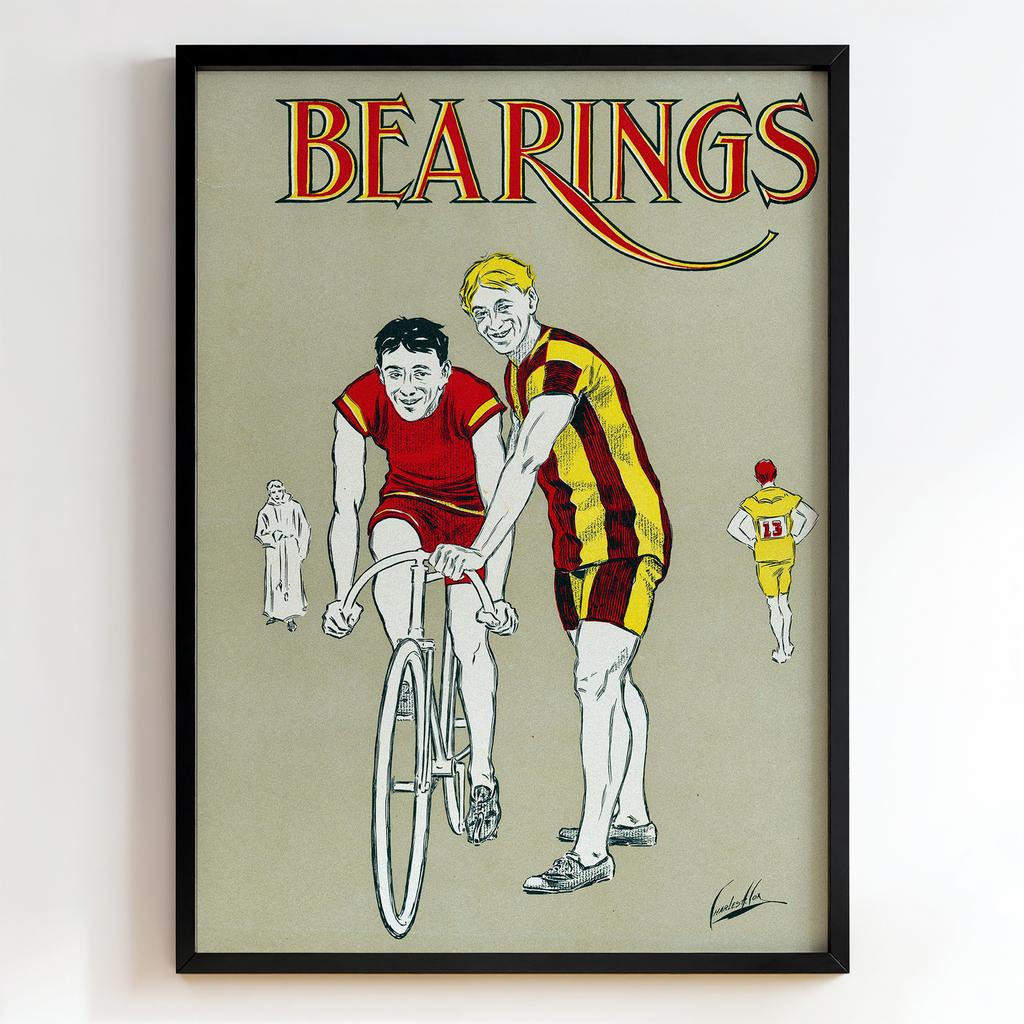 Ретро постер "Bearings (circa 1895)"