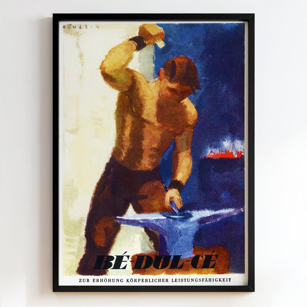 Ретро постер "Bé-dul-cé – K. O. Neumann (1930)"