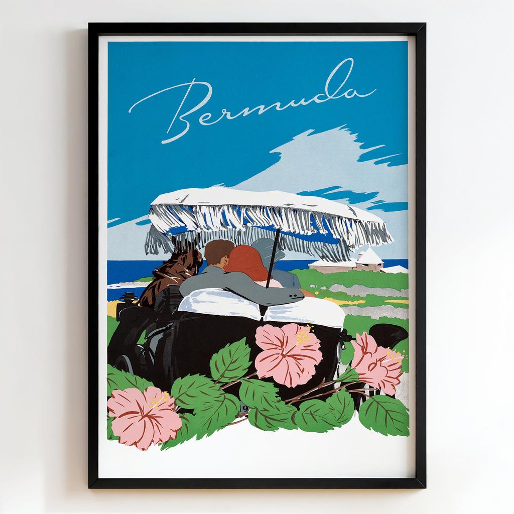 Ретро постер "Bermuda – Adolph Treidler (1940)"