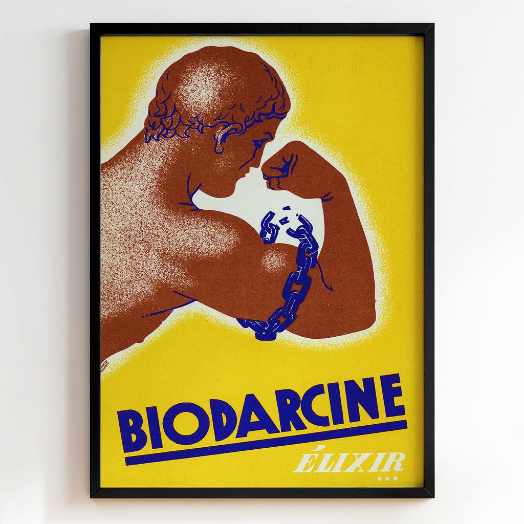 Ретро постер "Biodarcine Élixir – Jean Carlu (1930)"