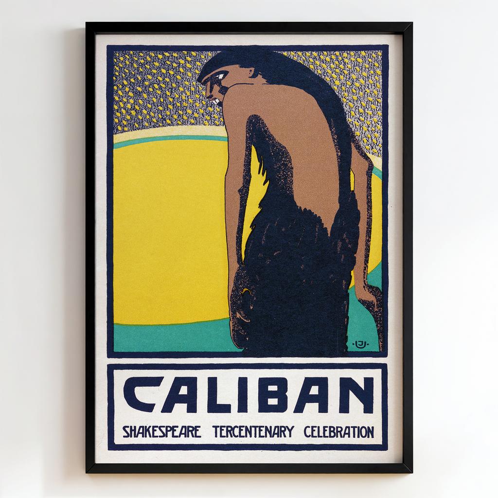 Ретро постер "Caliban – Eric Gill"