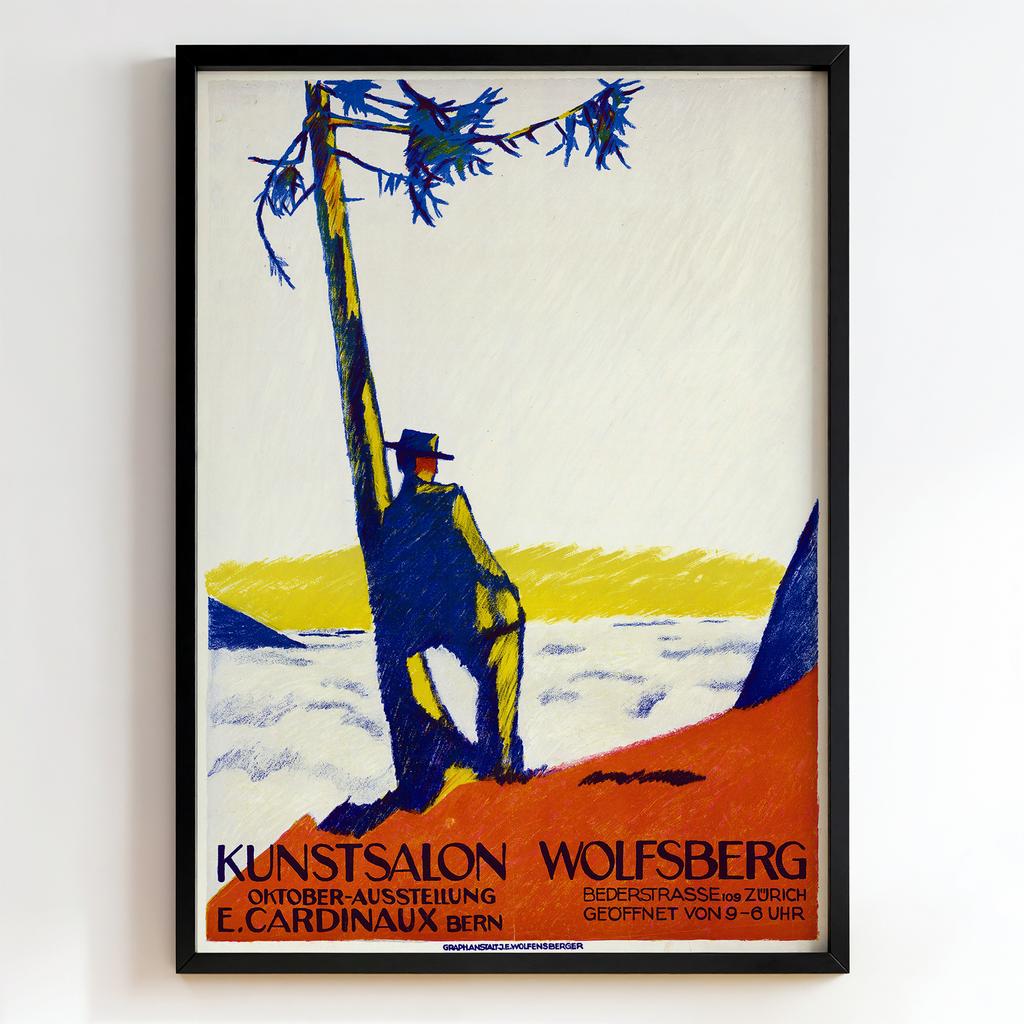 Ретро постер "Kunstsalon Wolfsberg Oktober Ausstellung 1907 – Eugène Grasset"