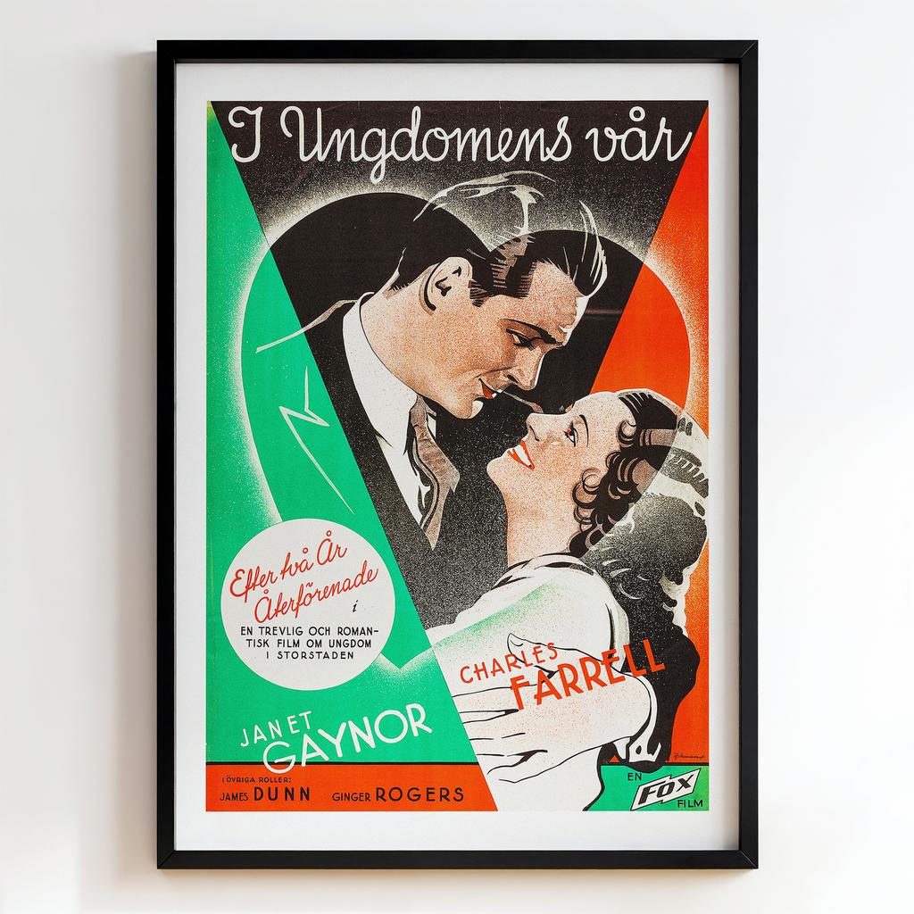 Ретро постер "I Ungdomens Vår (After Two Years) 1933"