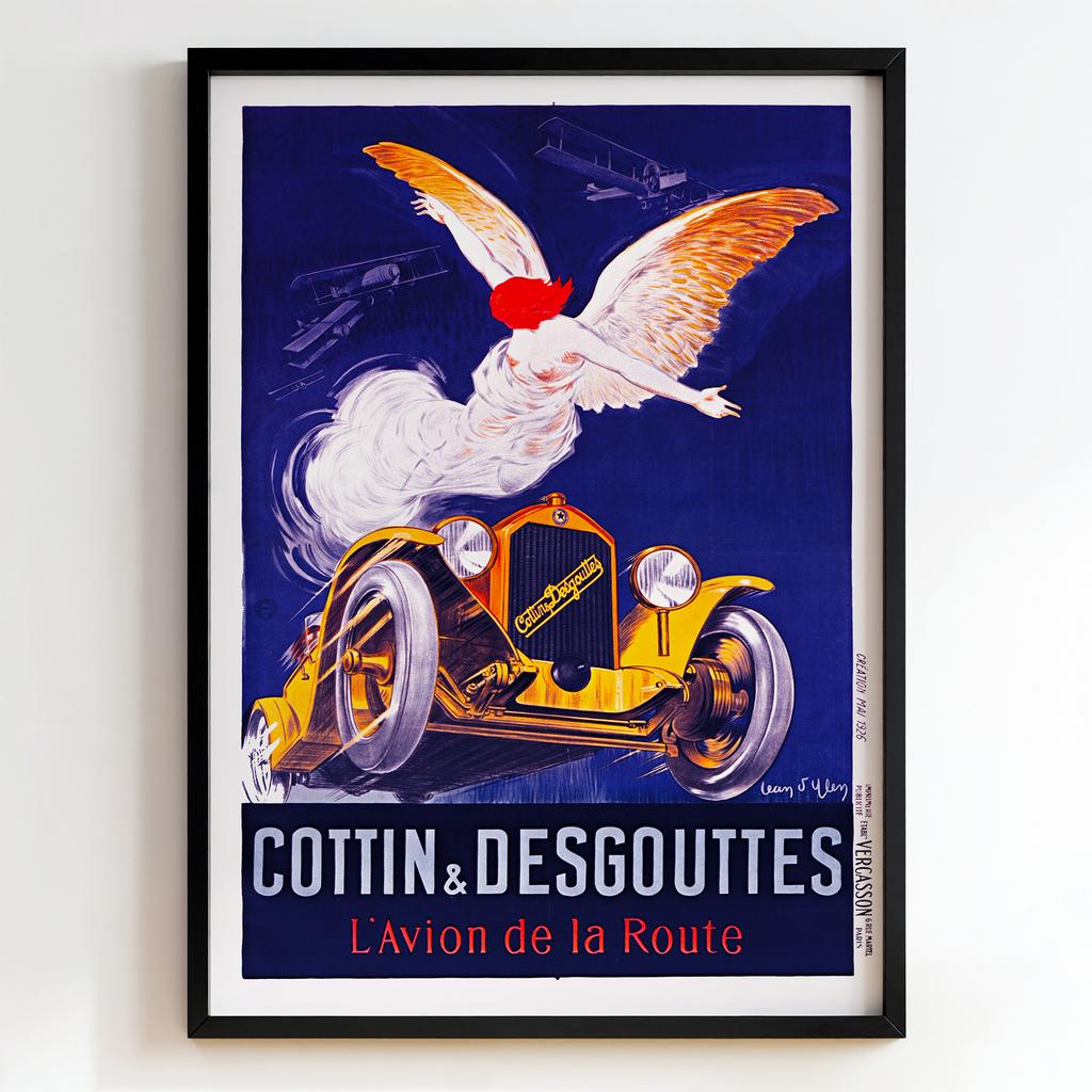 Ретро постер "Cottin & Desgouttes – Jean d’Ylen (1926)"