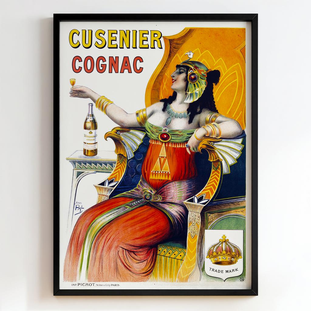 Ретро постер "Cusenier Cognac – Leonetto Cappiello (1925)"
