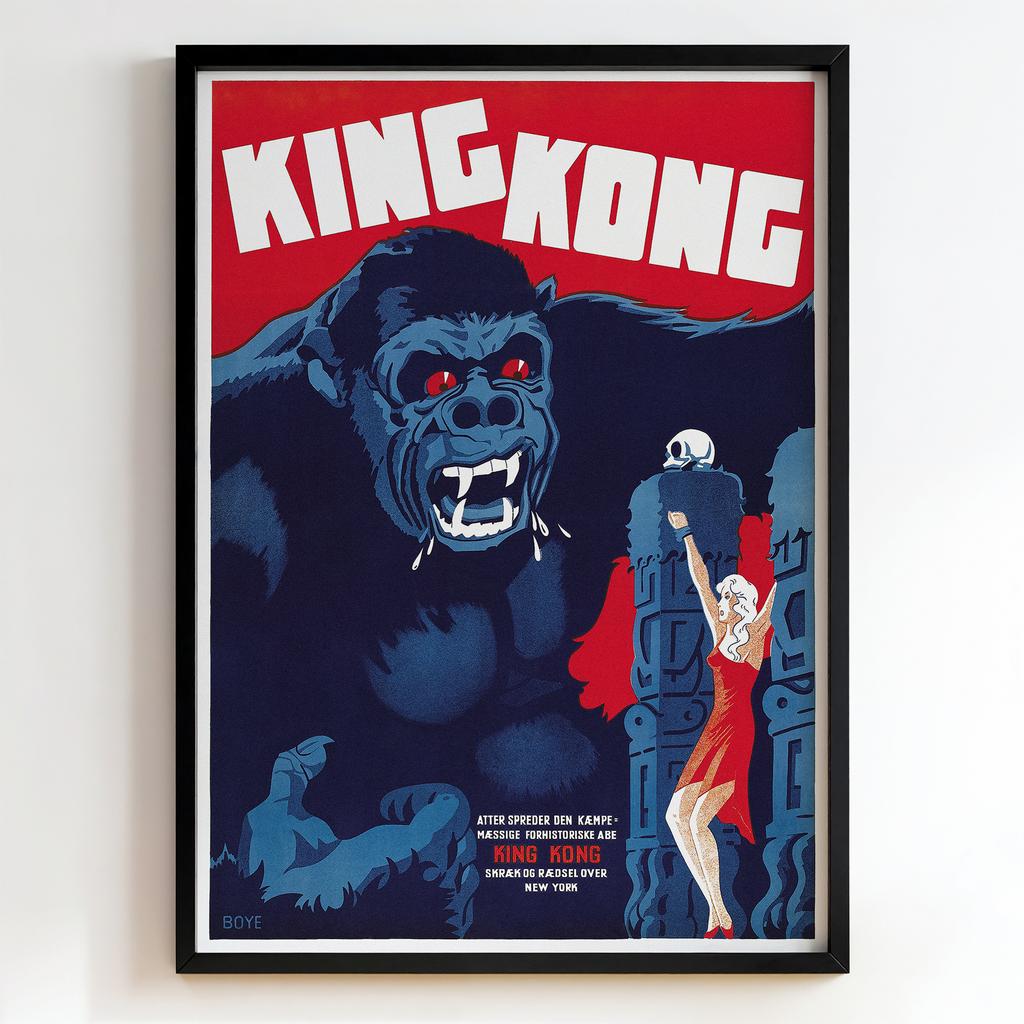 Ретро постер "King Kong – Sven Brasch (1933)"