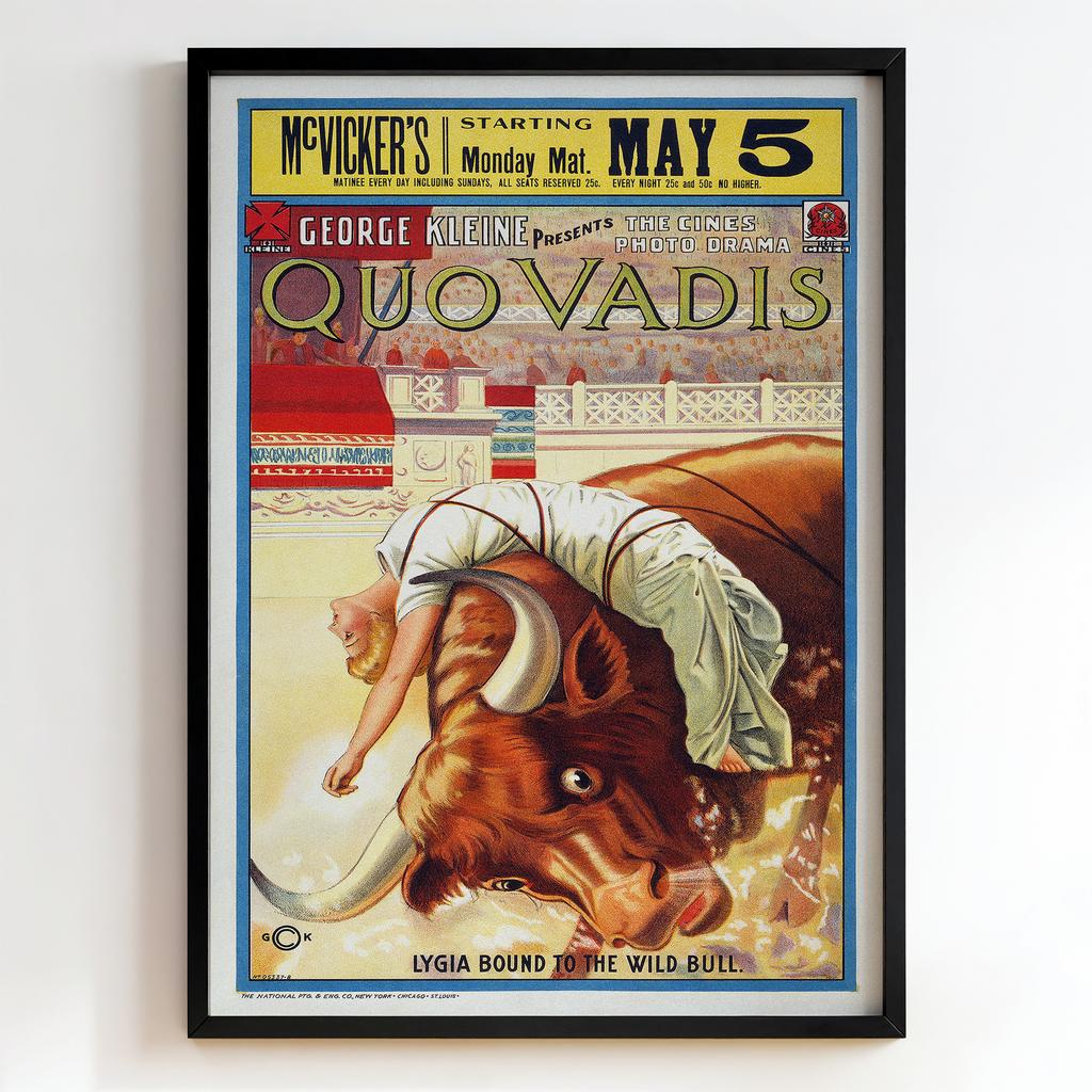 Ретро постер "Quo Vadis – George Kleine (1913)"