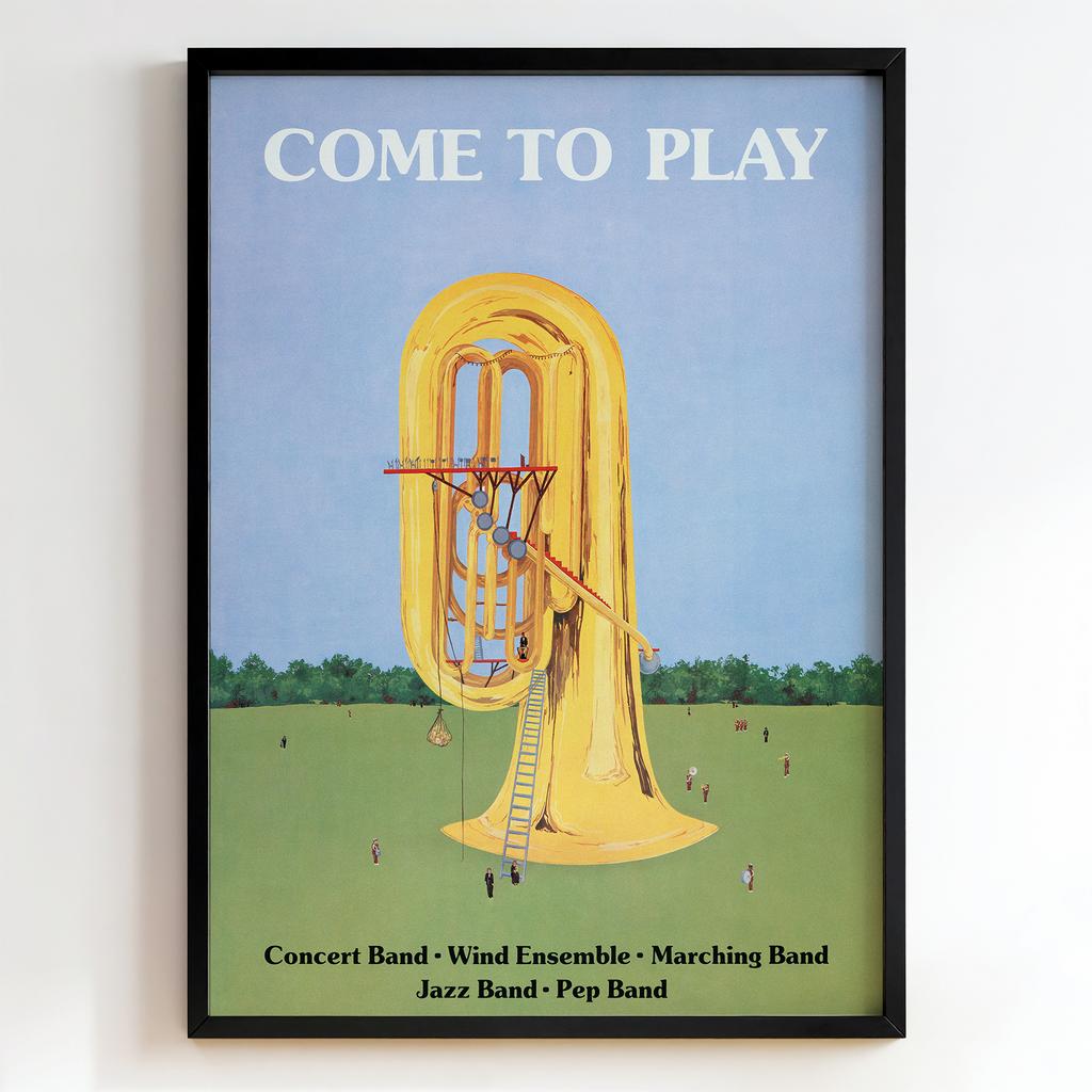 Ретро постер "Come to Play (1970s)"