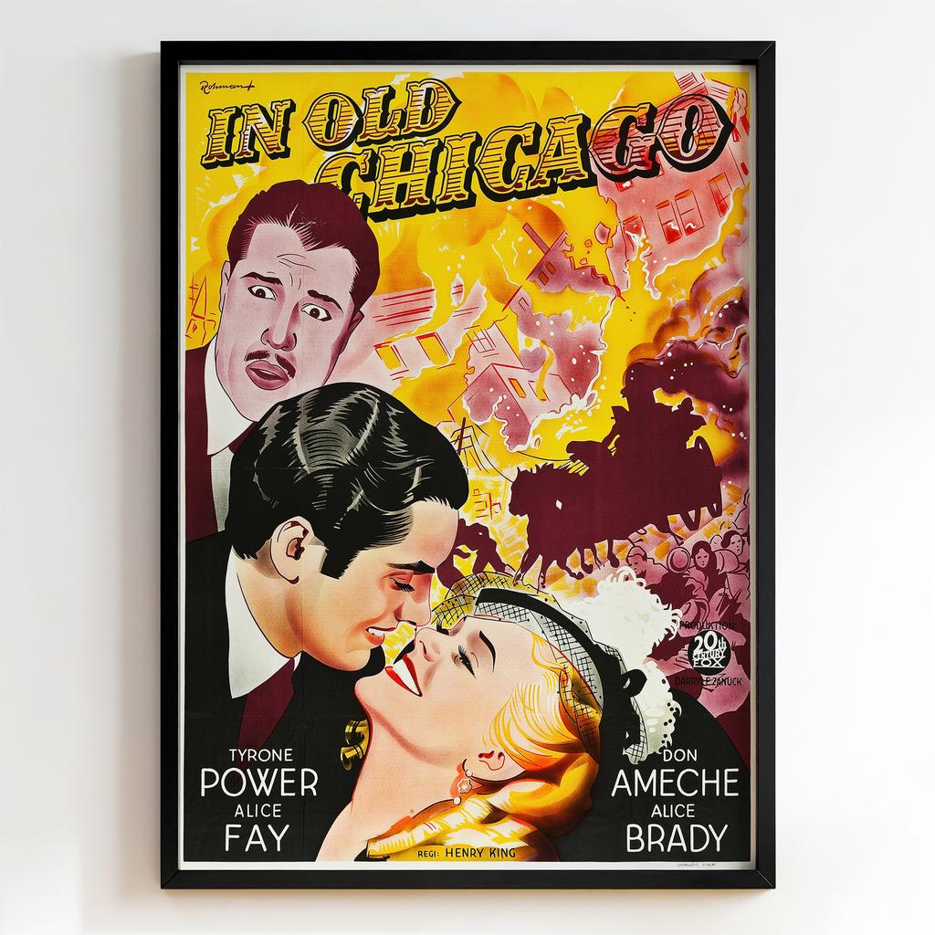 Ретро постер "In Old Chicago – Henry King (1938)"
