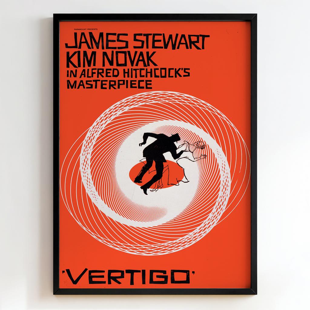 Ретро постер "Vertigo – Saul Bass (1958)"