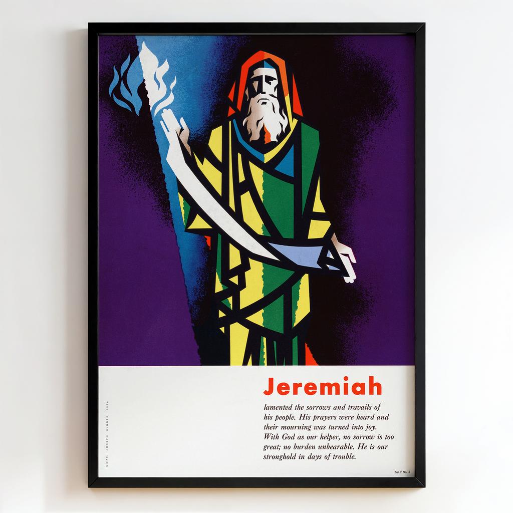 Ретро постер "Jeremiah – Joseph Binder (1954)"