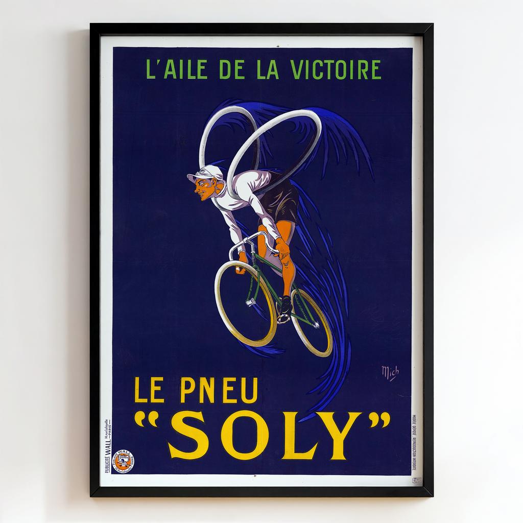 Ретро постер "Le Pneu Soly – Mich (c.1920)"