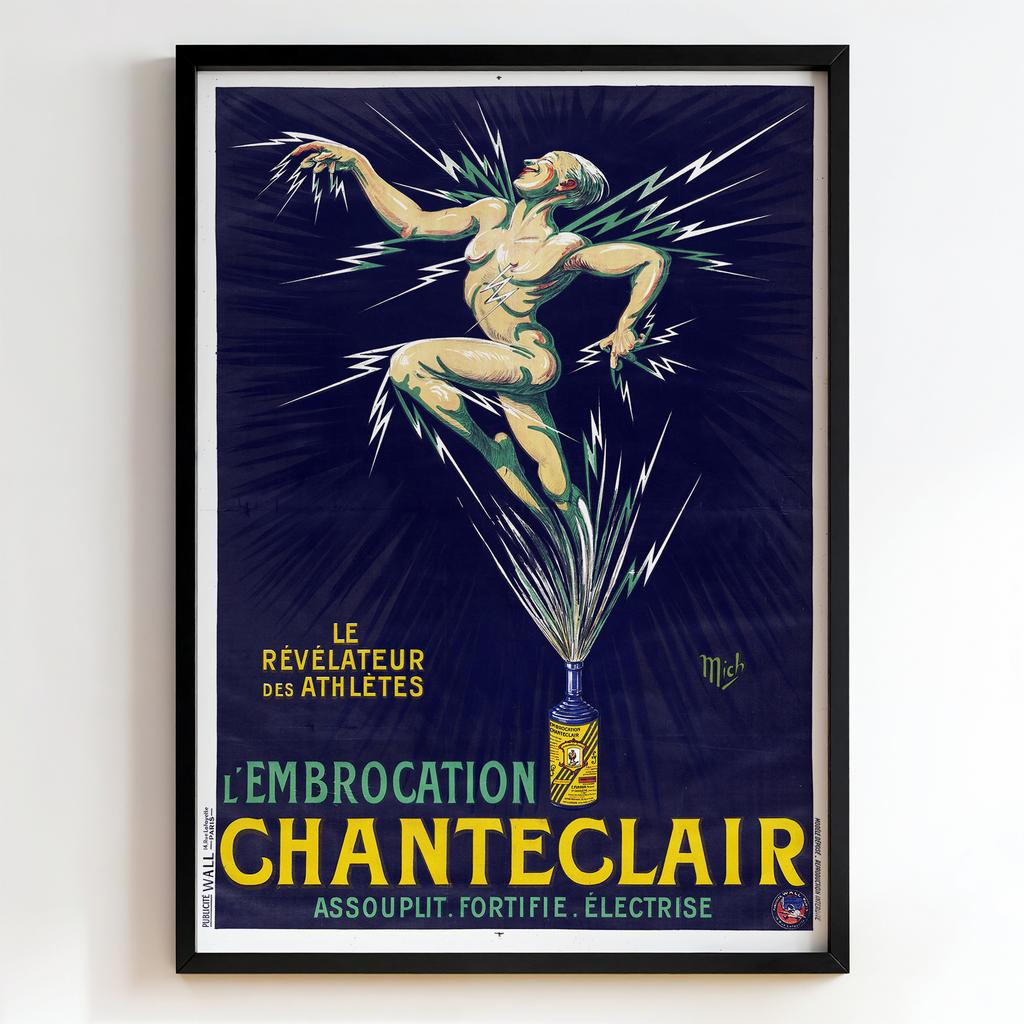 Ретро постер "L’Embrocation Chanteclair – Mich (c.1930)"
