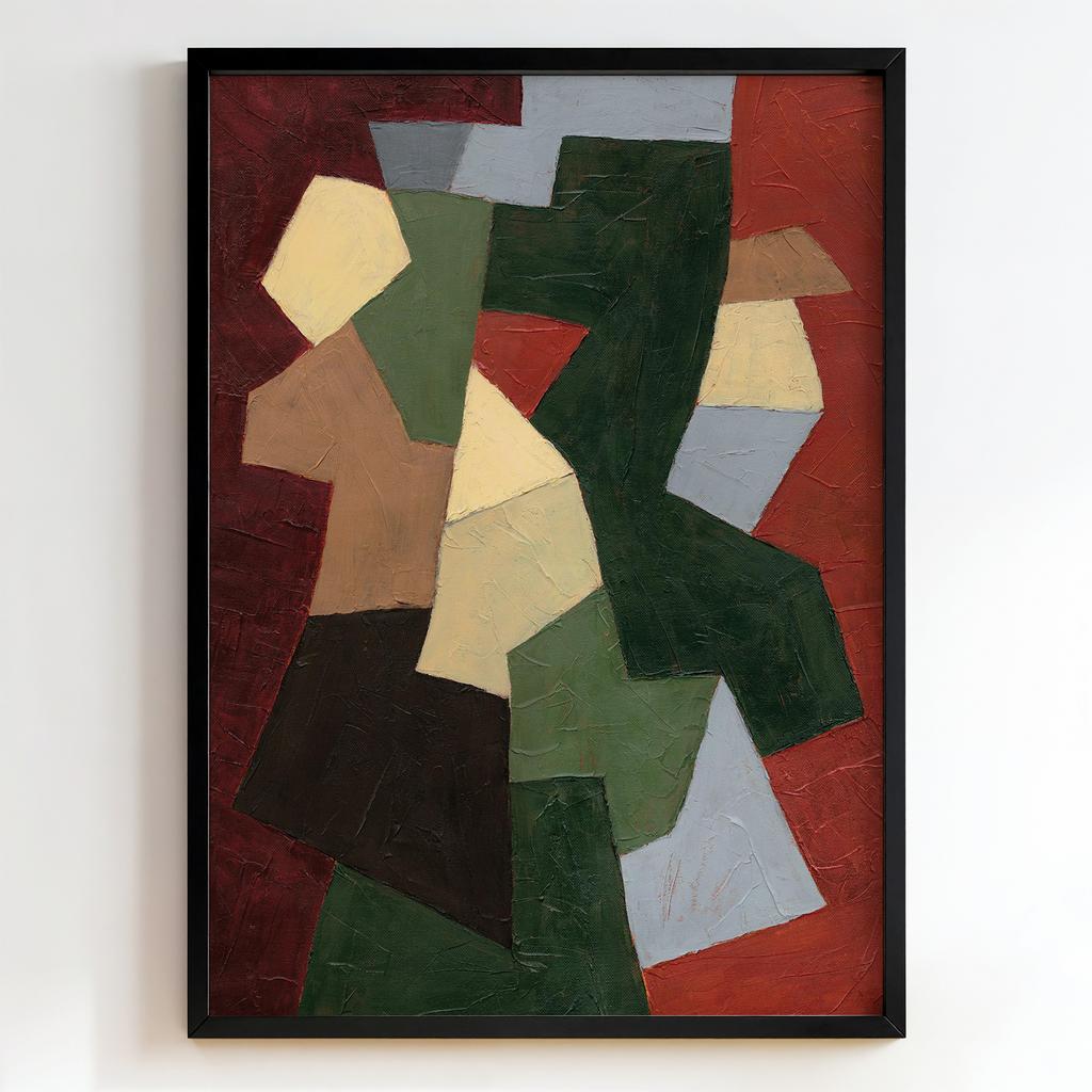 Постер "Color Blocks" живописна абстракція