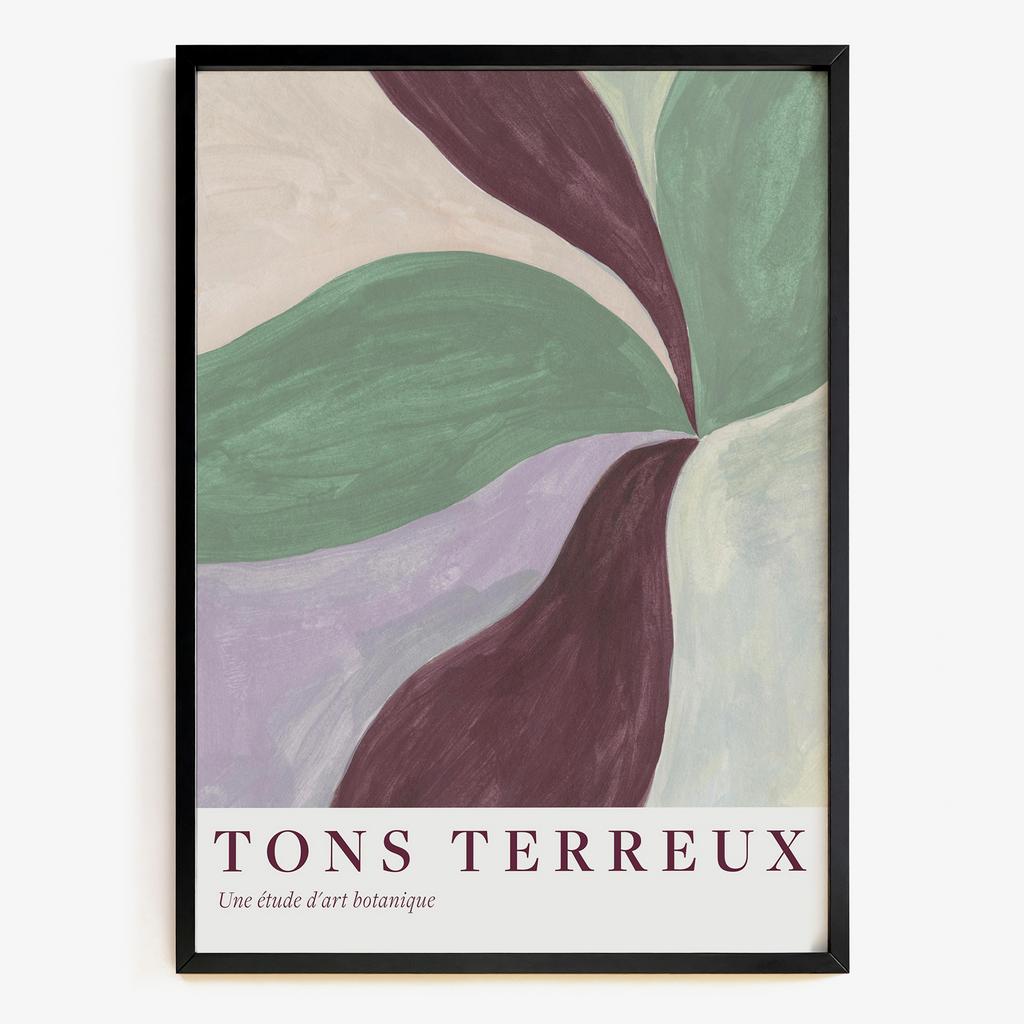 "Tons Terreux" ботанічна абстракція TT5381