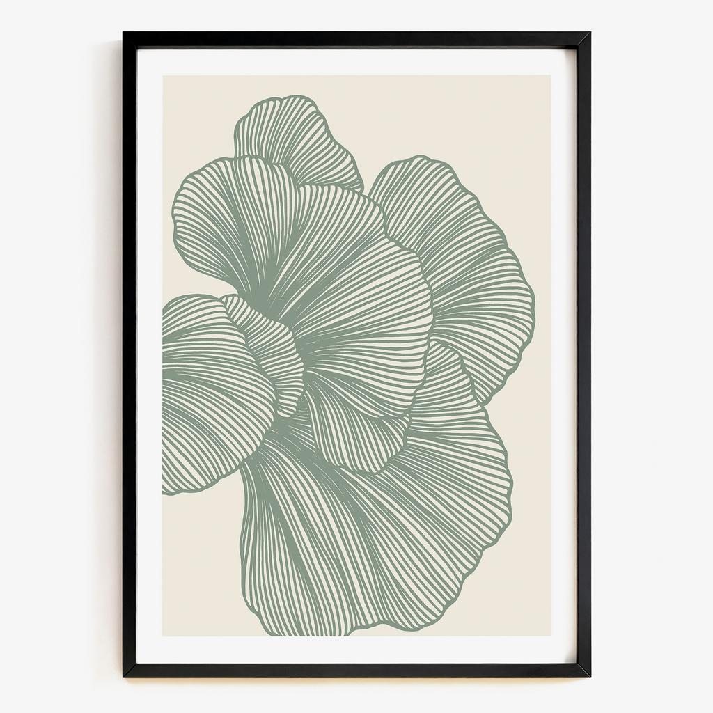 "Soft Flora" лінійна абстракція SF8426