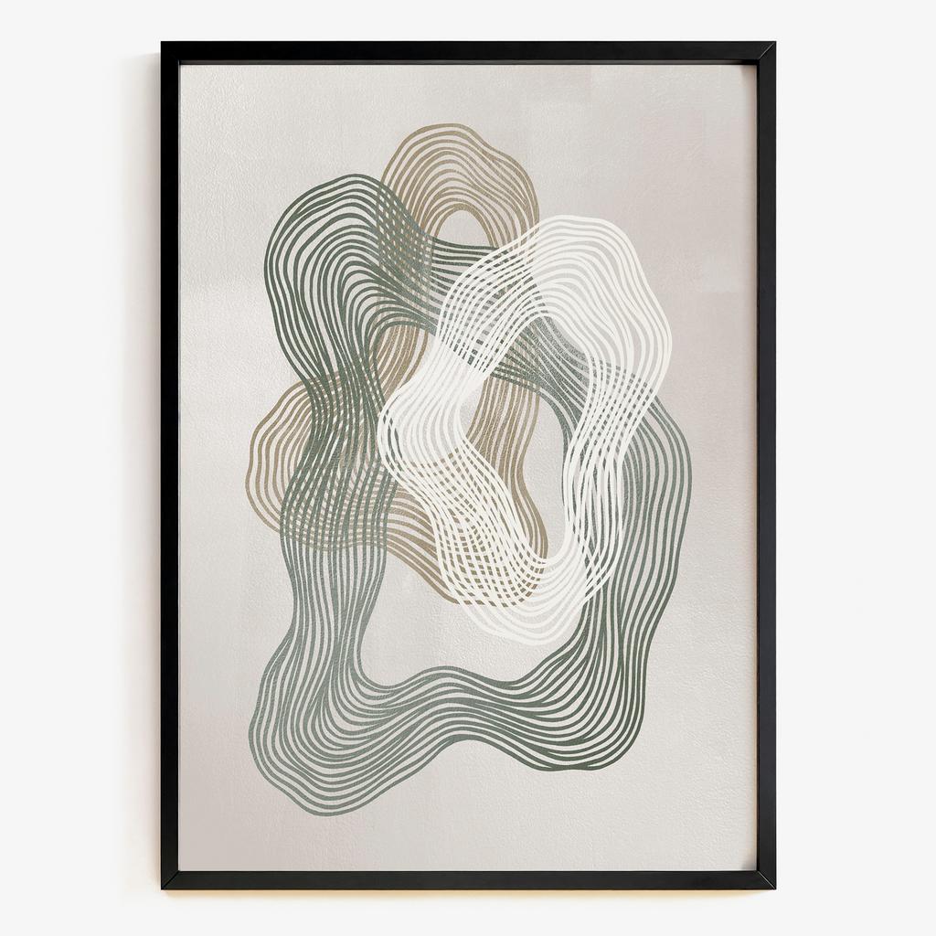 "Contour Flow" лінійна абстракція CF3972