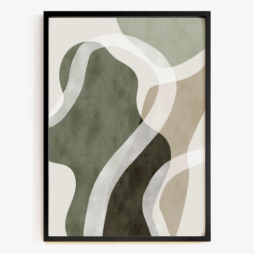 "Muted Motion" абстракція у природних тонах MM6245