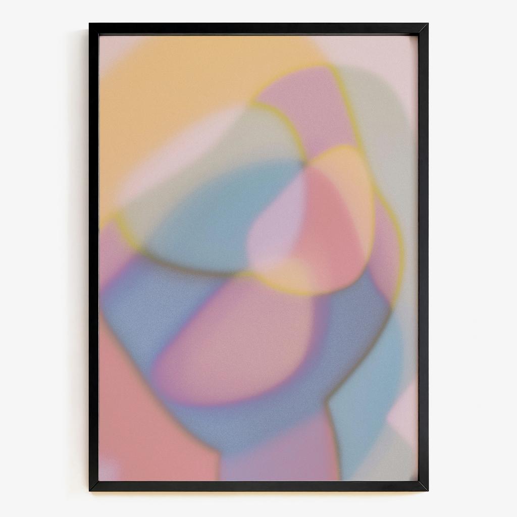 "Soft Prism" пастельна абстракція SP2741