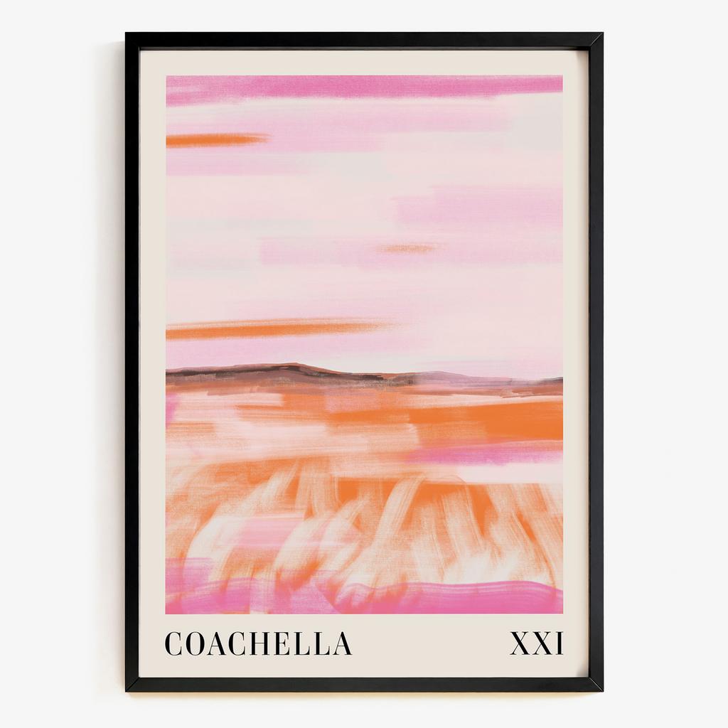 "Coachella XXI" рожевий арт-пейзаж AV5831