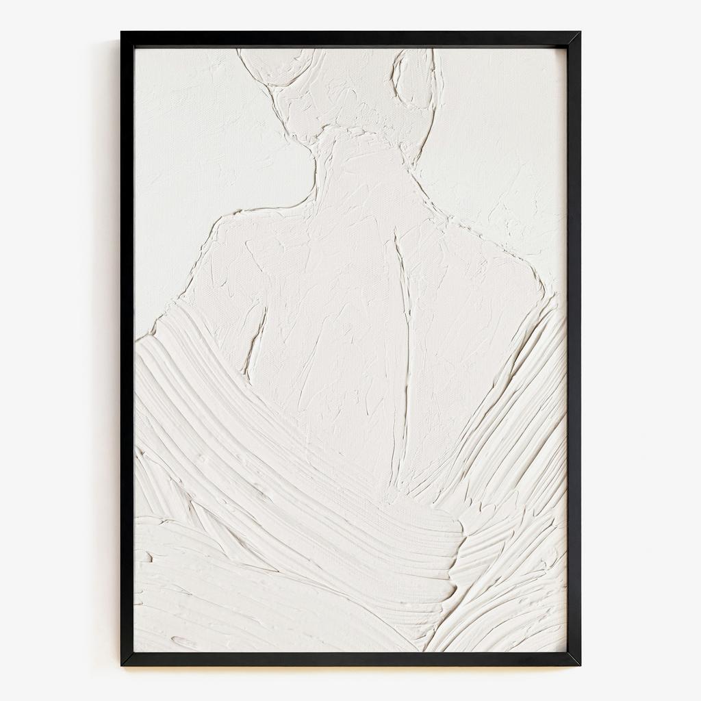 "Silent Figure" білий рельєф JT6428