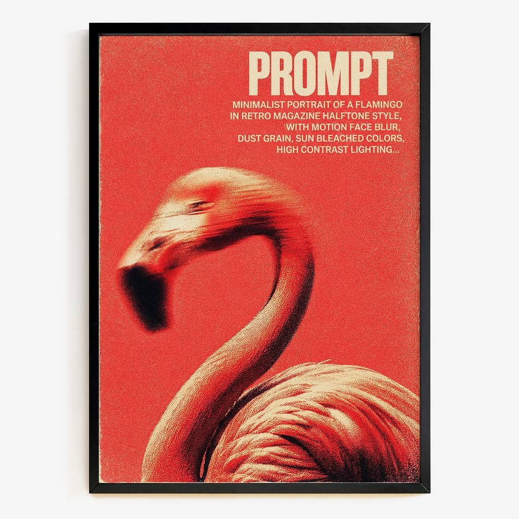 "Prompt" графічний фламінго RD6421