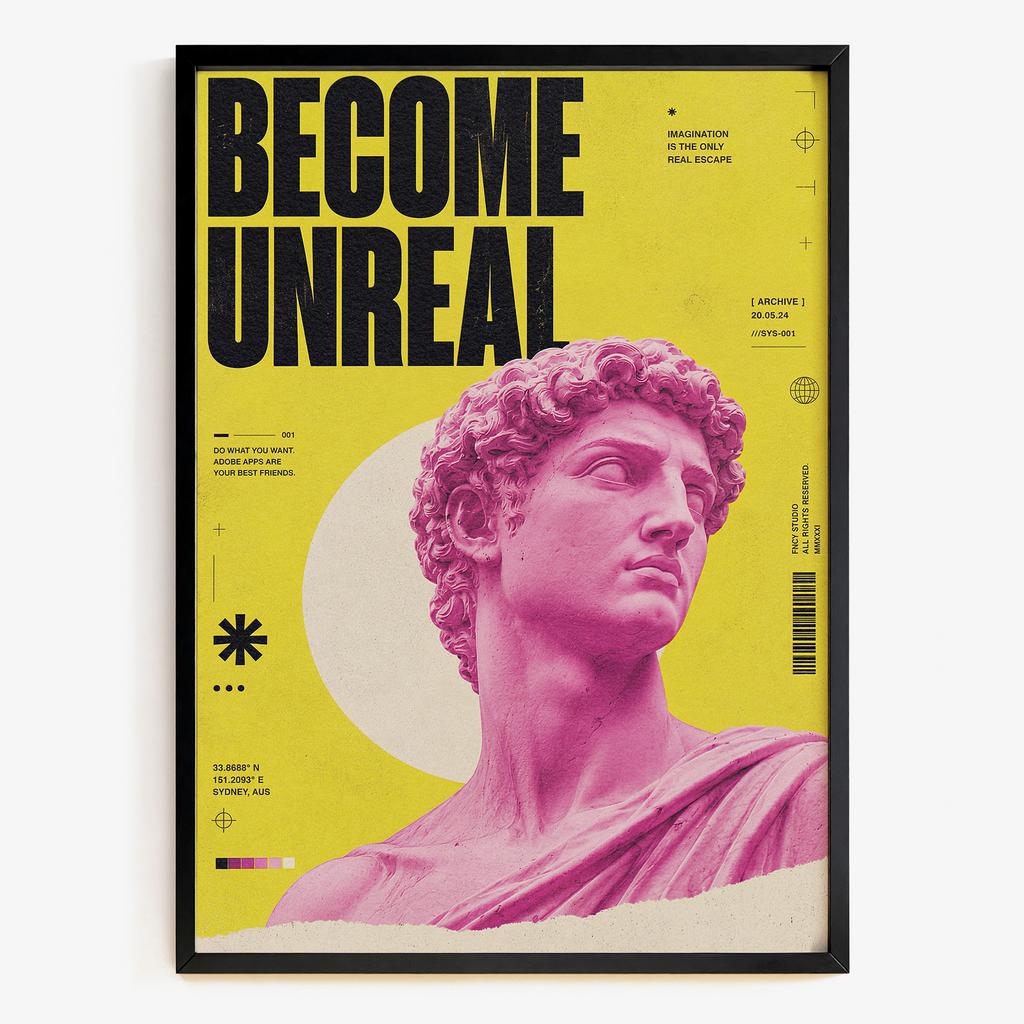 "Become Unreal" neo pop графіка NP5184