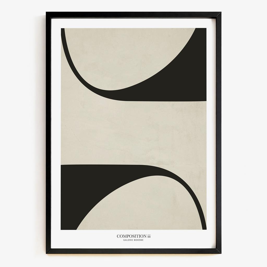 "COMPOSITION III" абстрактний постер NB5736