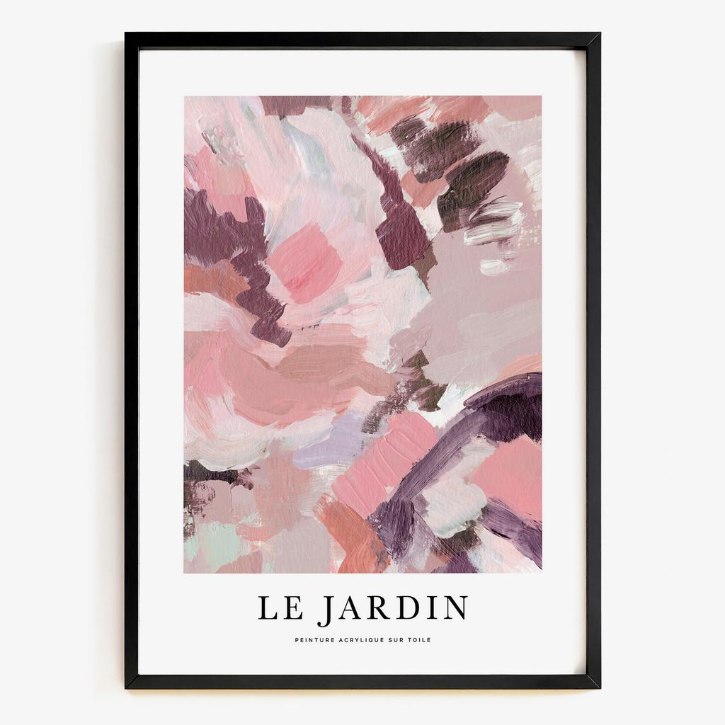 "LE JARDIN" абстрактний постер NB5772