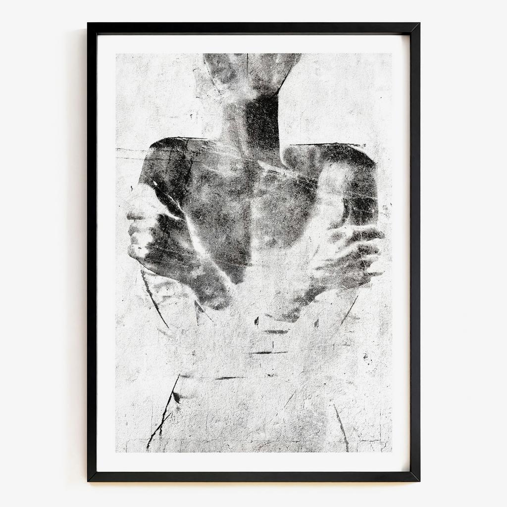 "Fragmented Identity" абстрактний постер NB5961