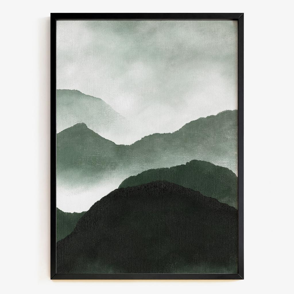 "Mist Valley" зелений пейзаж NB4852