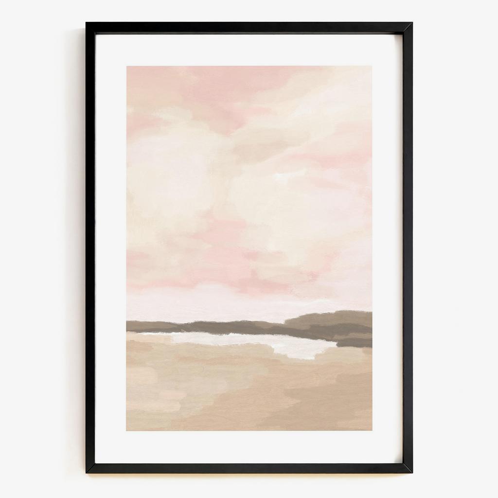 "Blush Horizon" пастельний пейзаж NB4899