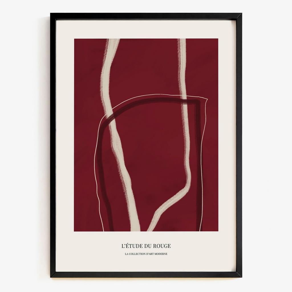 "Rouge Study" червона абстракція AB6148
