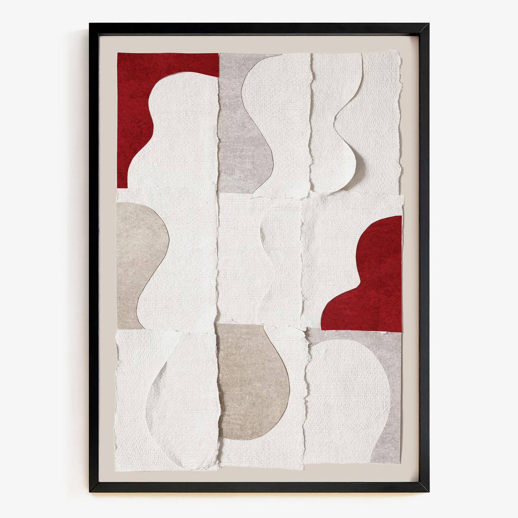 "Paper Rhythm" текстурна абстракція AB8451