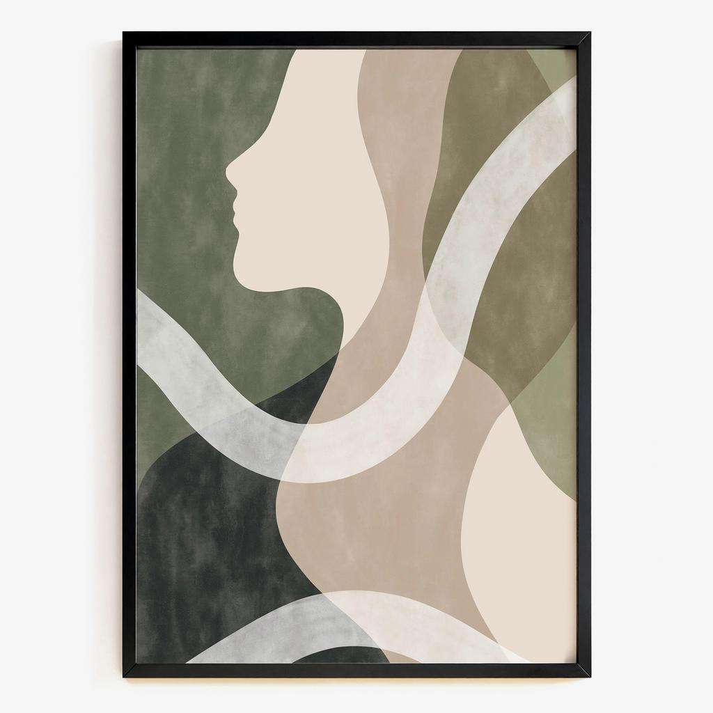 "Olive Muse" абстрактний силует AB8641