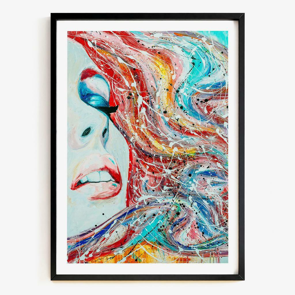 "Electric Muse" експресивний портрет AB8546