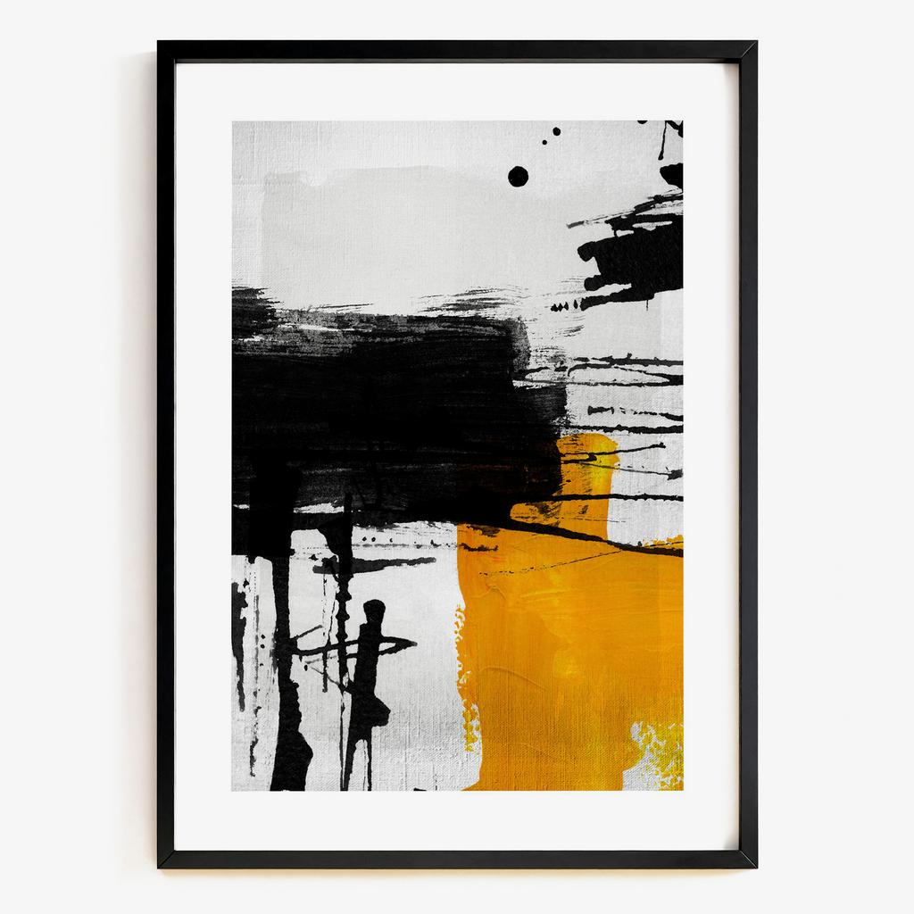 "Amber Contrast" абстрактний експресіонізм BX7817