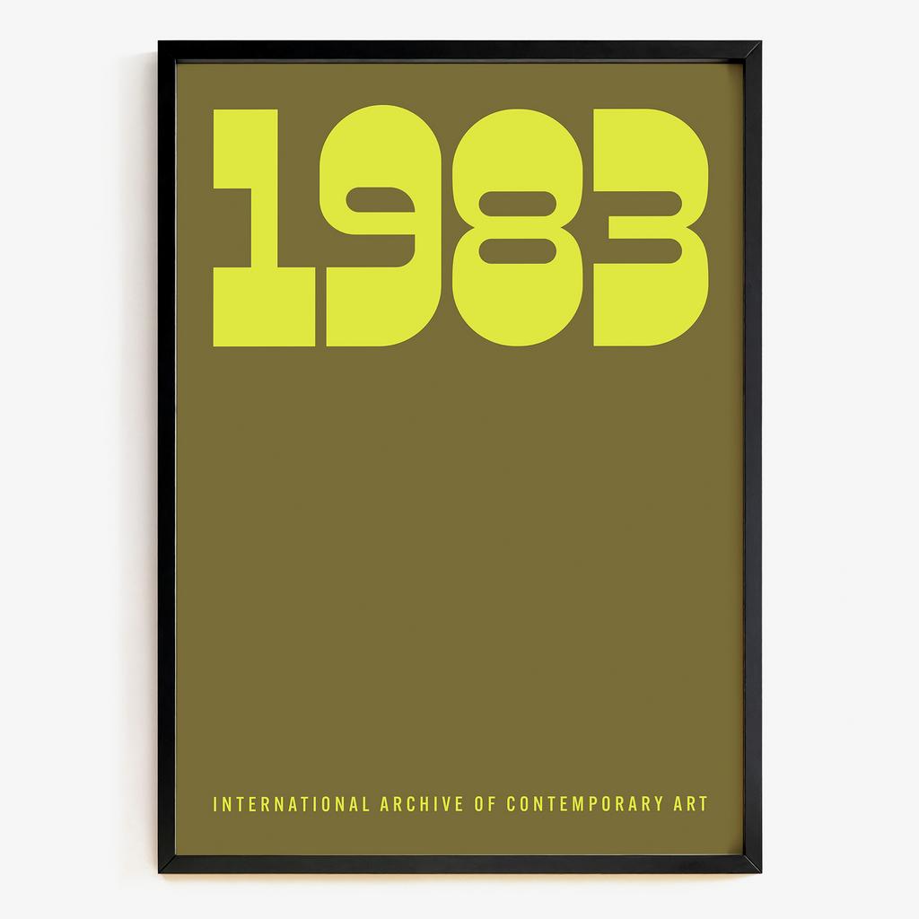 "Archive 1983" типографічна композиція MV7318