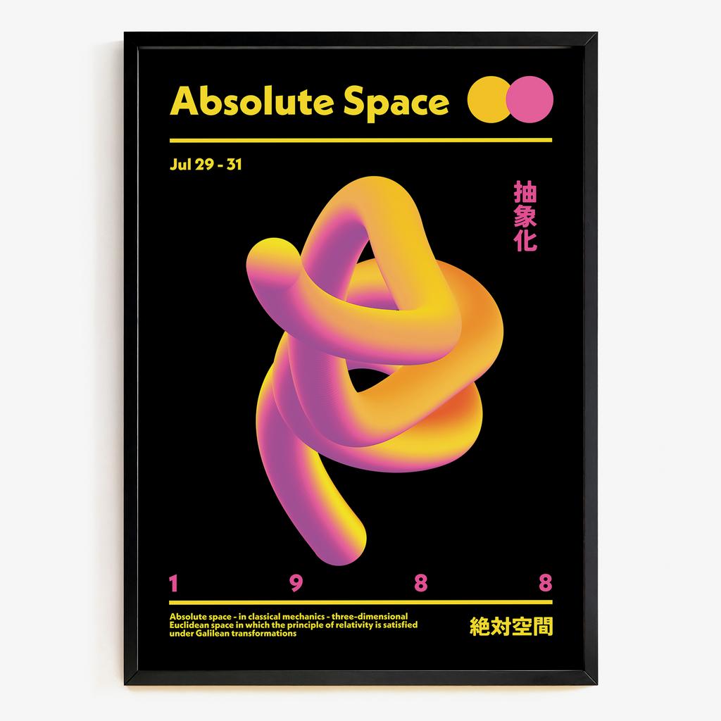 "Absolute Space" неонова абстракція QL8427