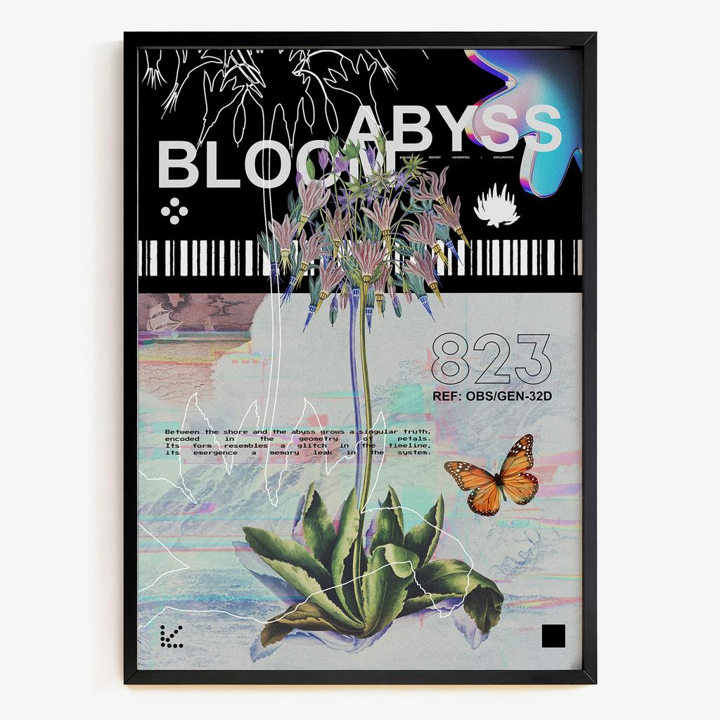 "Bloom Abyss" сюрреалістична графіка NK5821