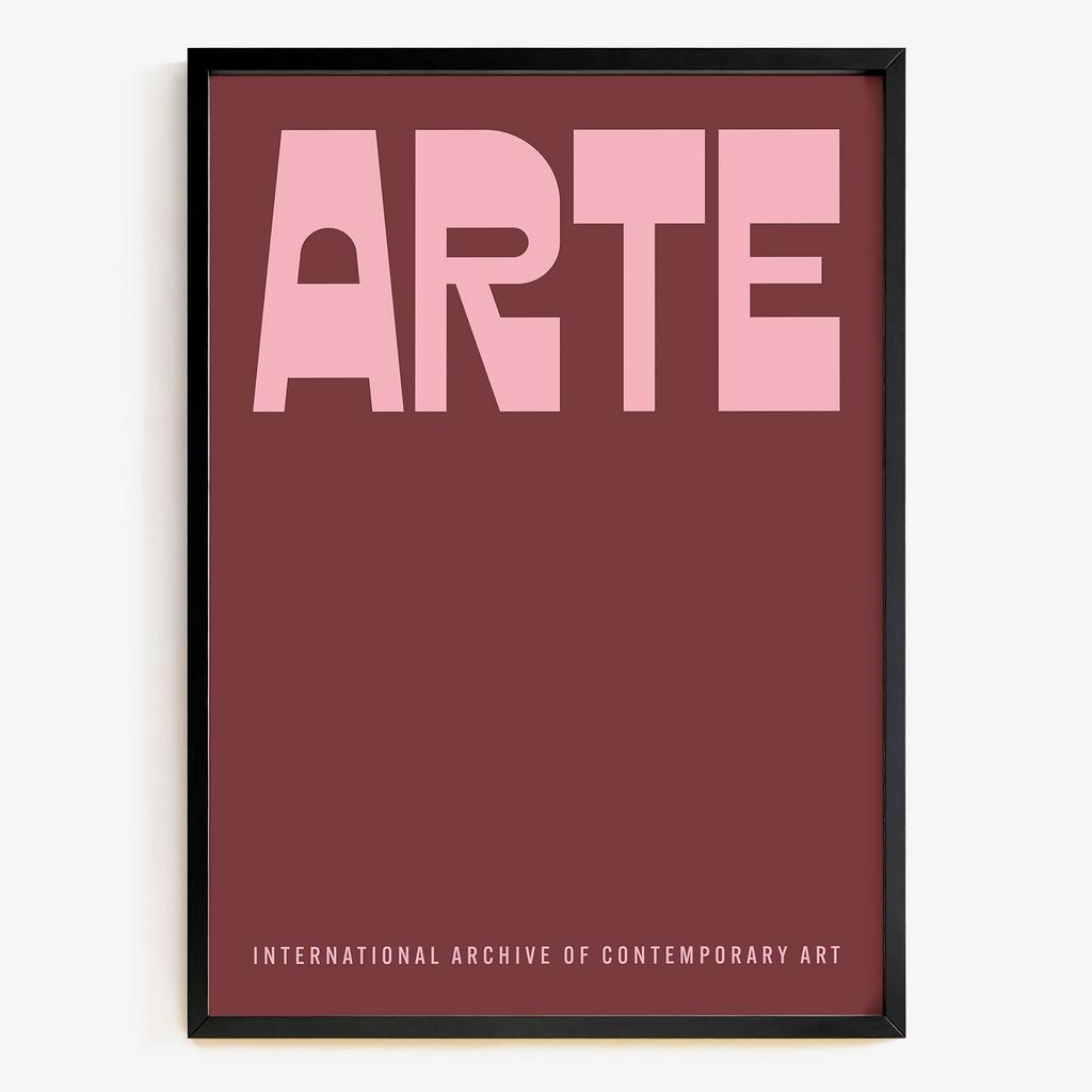 "Arte Archive" типографічний contemporary арт ZX5142