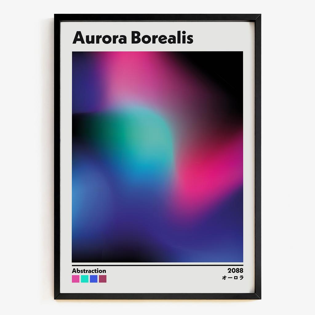 "Aurora Borealis" світлова абстракція CF6841